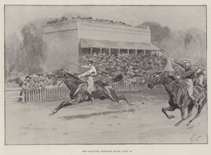 The Calcutta Monsoon Races, 16 July by William Barnes Wollen